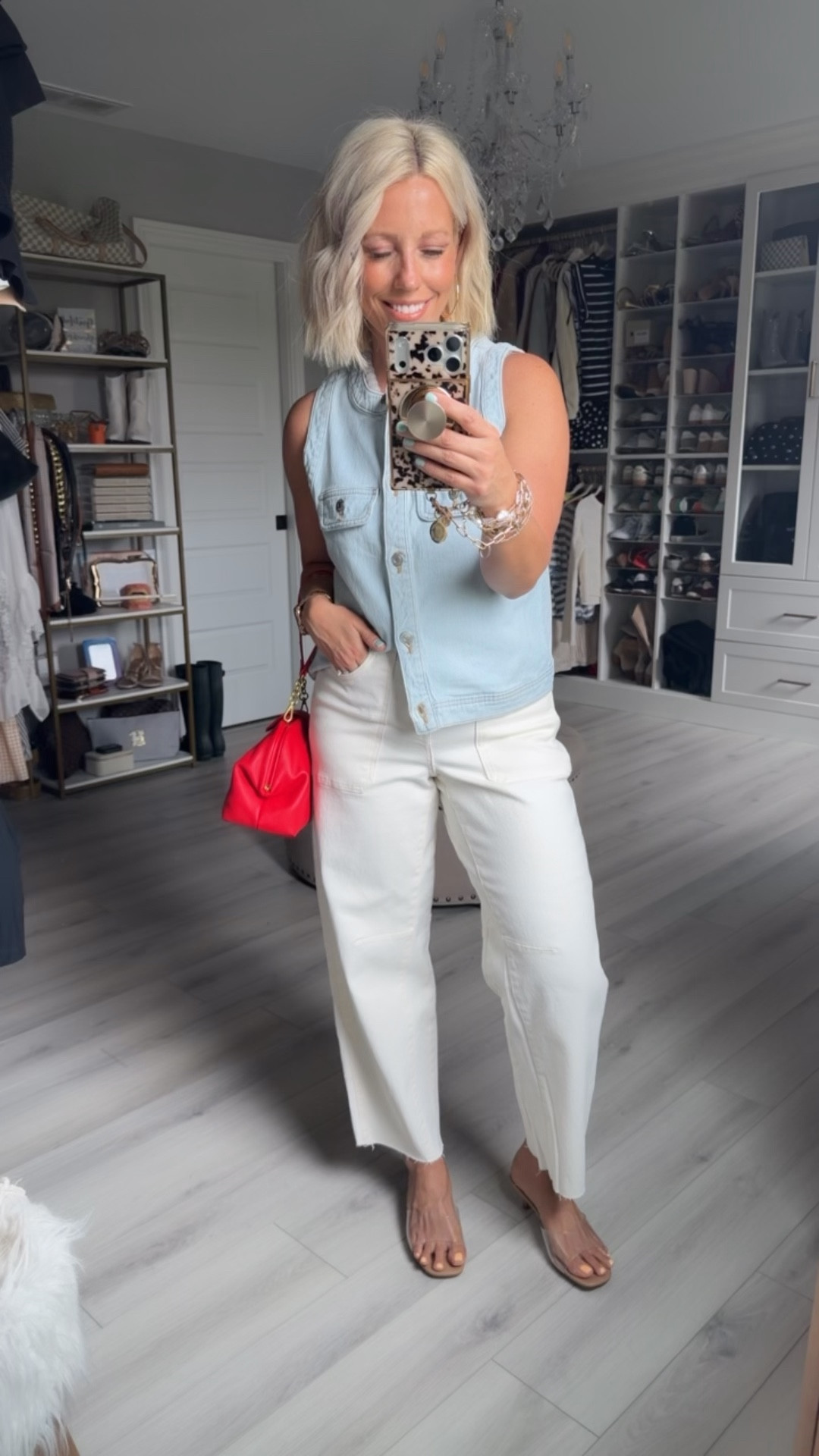 Off-white denim = the neutral you NEED 🤍✨ These Walmart denim pants are giving elevated basics, effortless style, and everyday chic without the high-end price tag 🙌
⬇️⬇️⬇️
Jeans sized down to a 2
Denim vest small (runs big!)
Heels sized up 1/2 size

#WalmartFinds #DenimStyle #NeutralOutfits #AffordableFashion #EverydayStyle #SpringOutfits #SummerStyle #CapsuleWardrobe #OOTD #BudgetFriendlyFashion


#LTKSaleAlert #LTKootd #LTKSeasonal