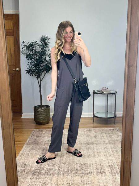I love this free people inspired jumpsuit. Looks so cute. Layered with a long sleeve or bodysuit to wear right now and layered with a tank for the summer! Wearing size small. 

#FoundItOnAmazon #FoundItOnAmazonFashion #AmazonFashion