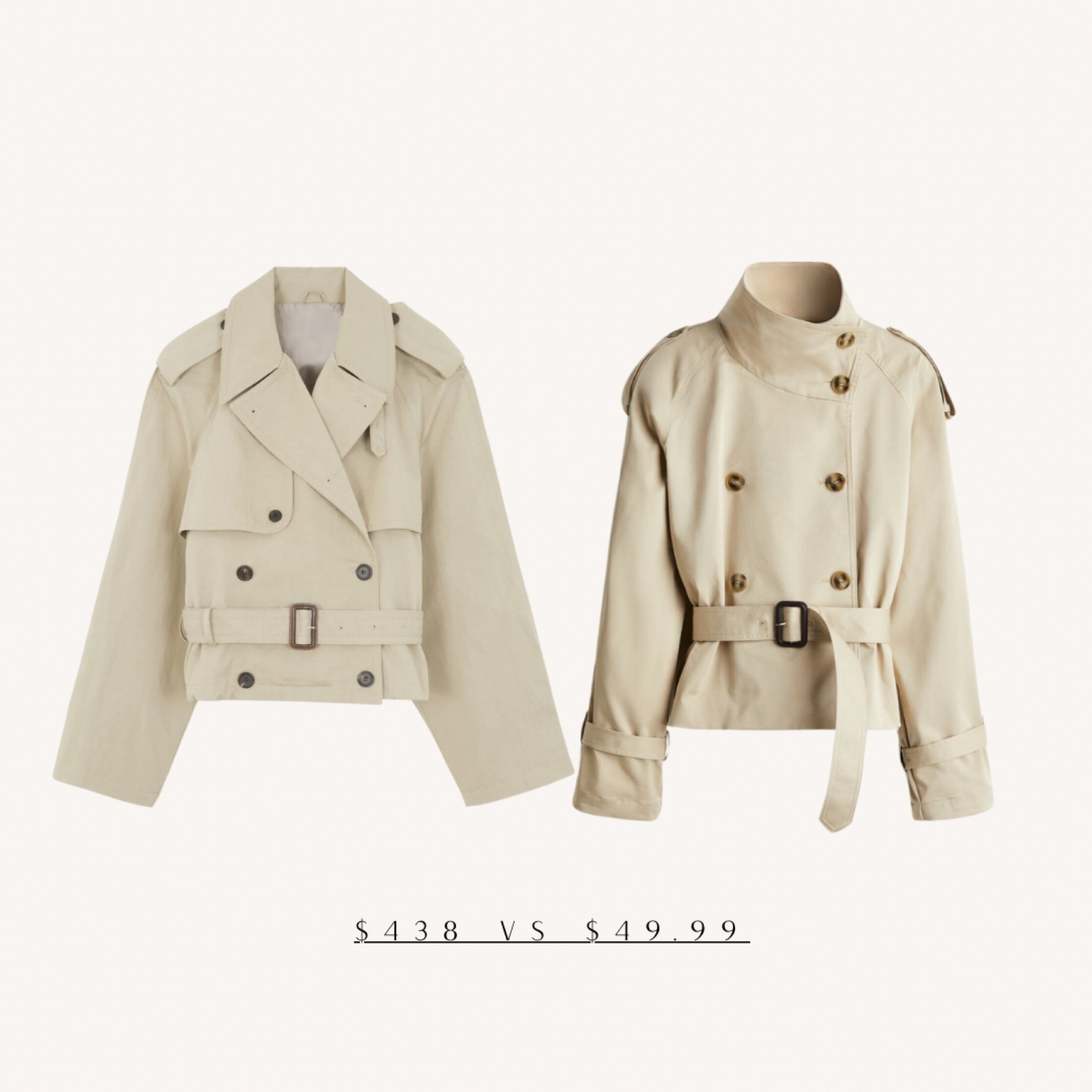 It’s giving Frankie Shop Mads trench.. also comes in black, size up for an similar fit. 

#LTKStyleTip #LTKWatchNow #LTKFindsUnder50
