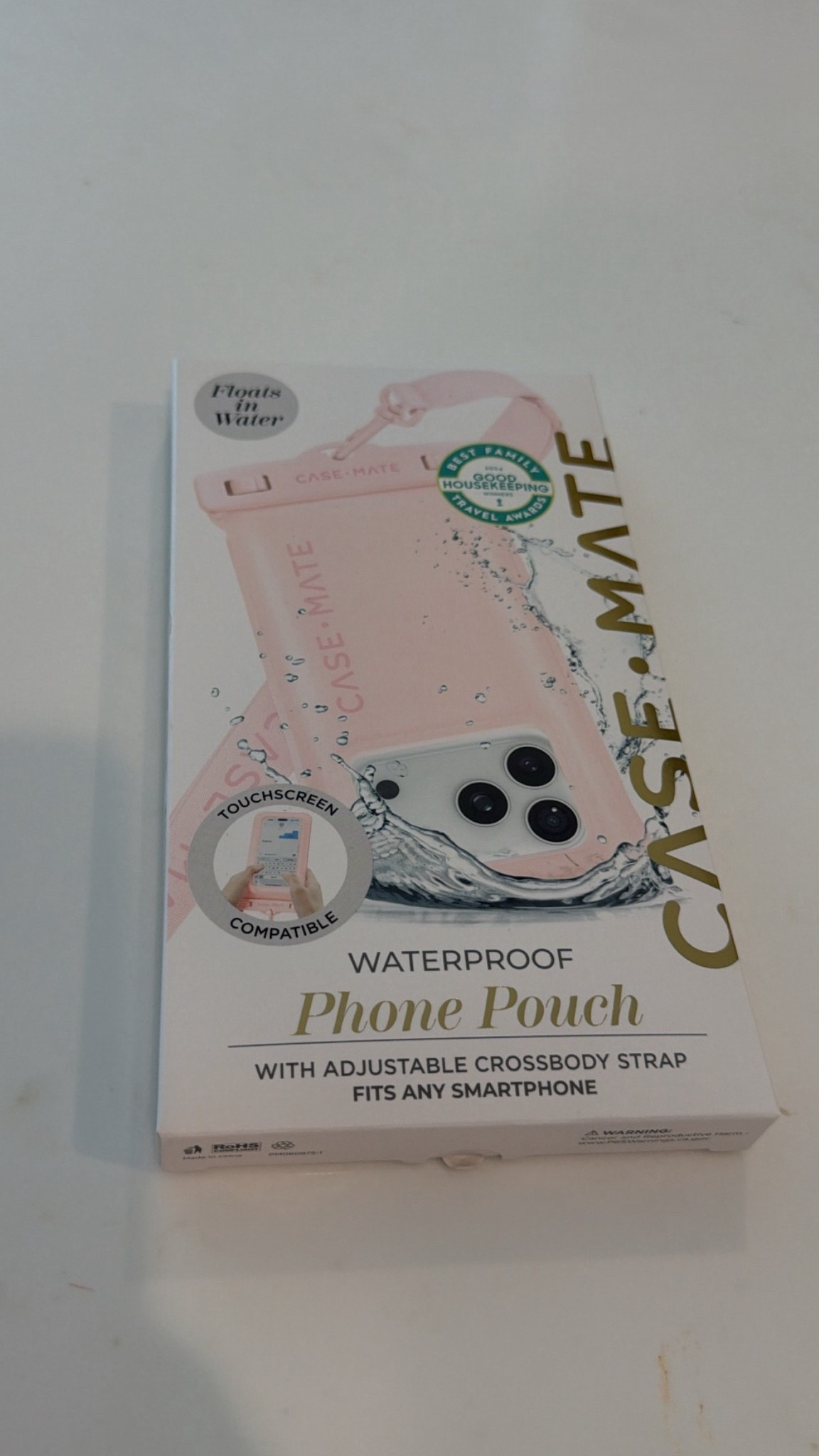 waterproof phone pouch i picked up to use at the water park! i could easily still use my phone with it in the pouch. it worked great! i did take my case off my phone before putting it in the pouch fyi