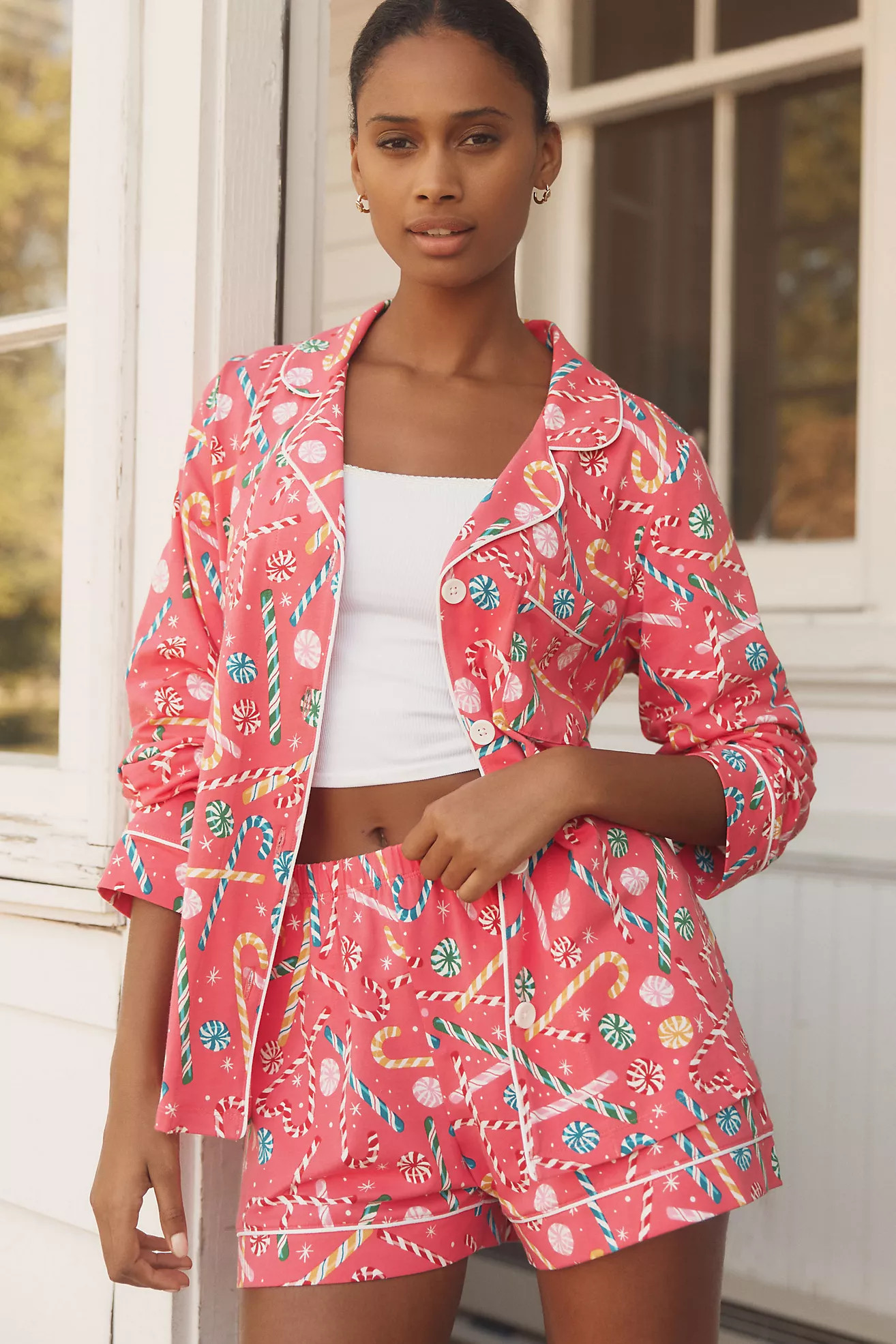 Bedhead Peppermint Twist Pajama Set | Anthropologie (US)