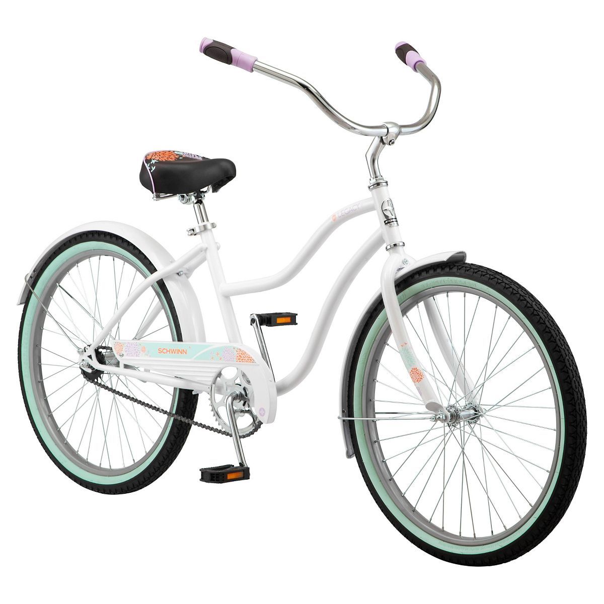Schwinn 24" Legacy Kids' Cruiser Bike - White | Target