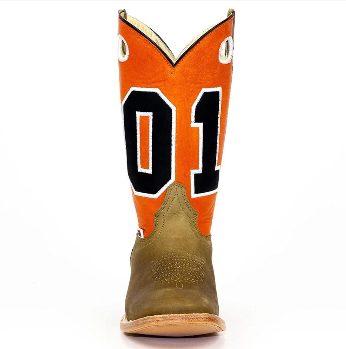 RockinLeather Ladies Casual * Just a Good Ol' Girl * Distressed Brown Orange Cowhide Leather Pull... | Amazon (US)