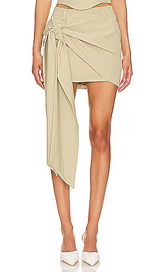 Lovers and Friends x Anja Dujaković Lyra Skirt in Sage Green from Revolve.com | Revolve Clothing (Global)