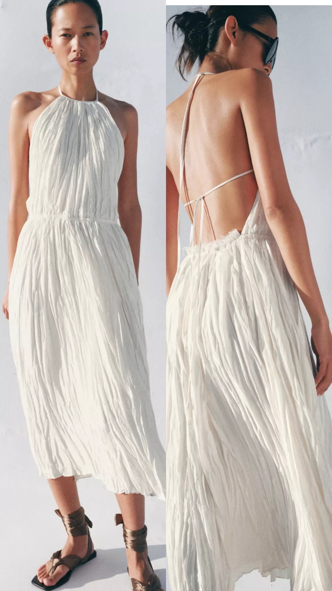 New in Zara white summer dress 😍