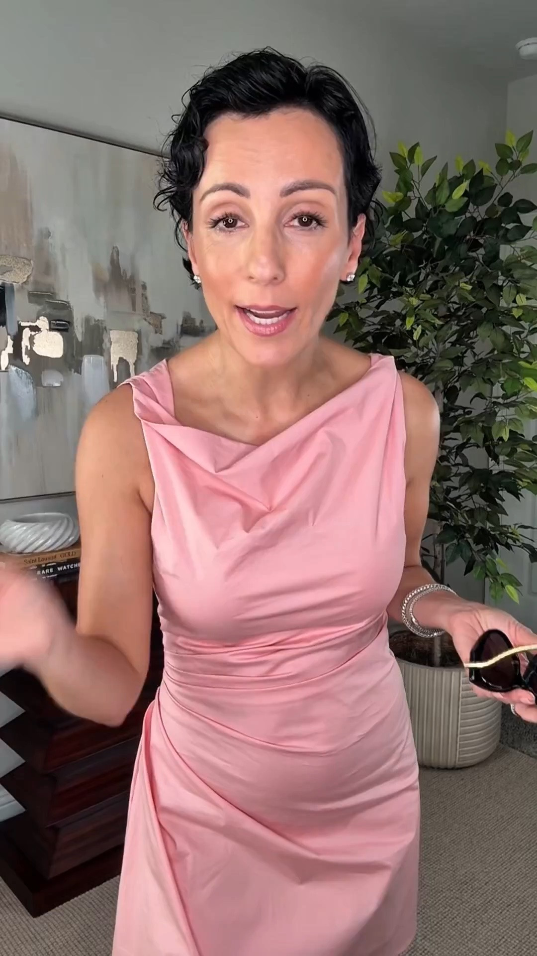 This soft blush mini dress has such a beautiful shape. The draped neckline and ruching give it an elevated feel that would be perfect for date night, dinner or a special occasion.

pink mini dress, draped neck dress, ruched dress, date night dress, special occasion dress, sleeveless dress, feminine style, dinner outfit, women’s dresses, stylewitheugenia

#LTKootd #LTKOver40 #LTKSeasonal