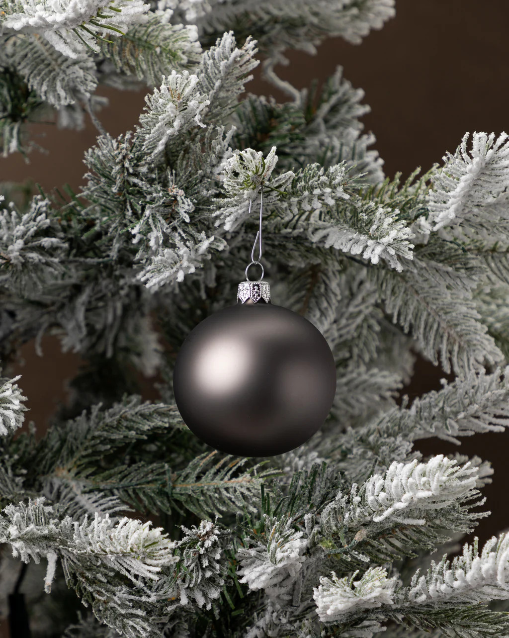 Matte Warm Gray Ornaments (Set of 4) | McGee & Co.