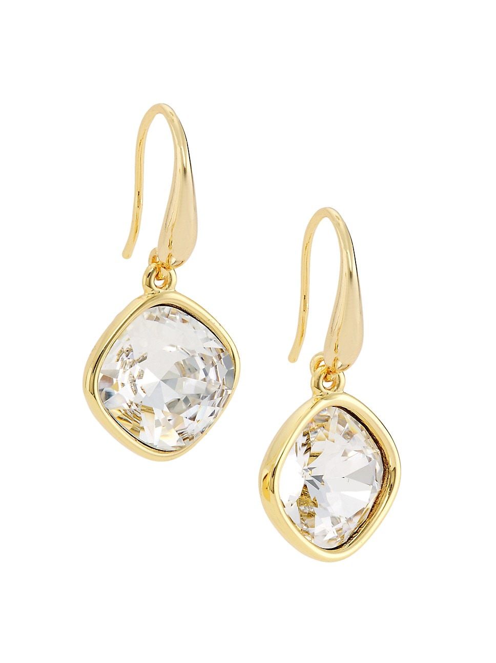 14K-Gold-Plated & Glass Crystal Drop Earrings | Saks Fifth Avenue