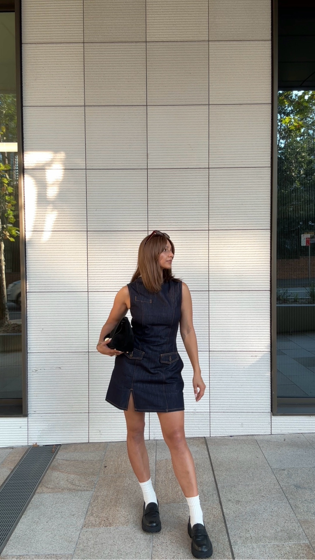 #denimdress #annaquan #ootd #loafers #loaferoutfit 

#LTKautumn #LTKaustralia #LTKnewzealand