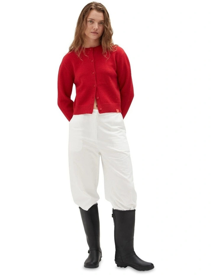 Vacation ClubCrew Neck Cardigan in Red | Myer