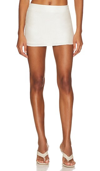 Alora Skirt in Ivory | Revolve Clothing (Global)