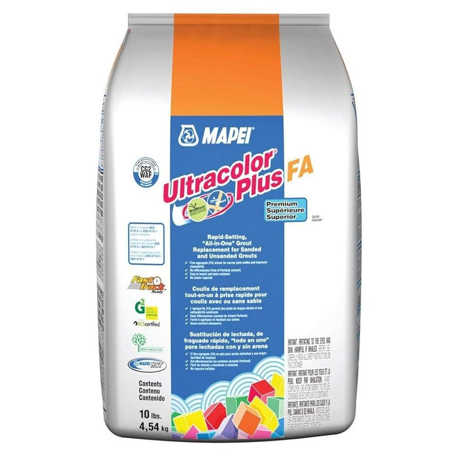 MAPEI Ultracolor Plus FA Powder Grout - 10LB/Bag - (93 Warm Gray) | Amazon (US)