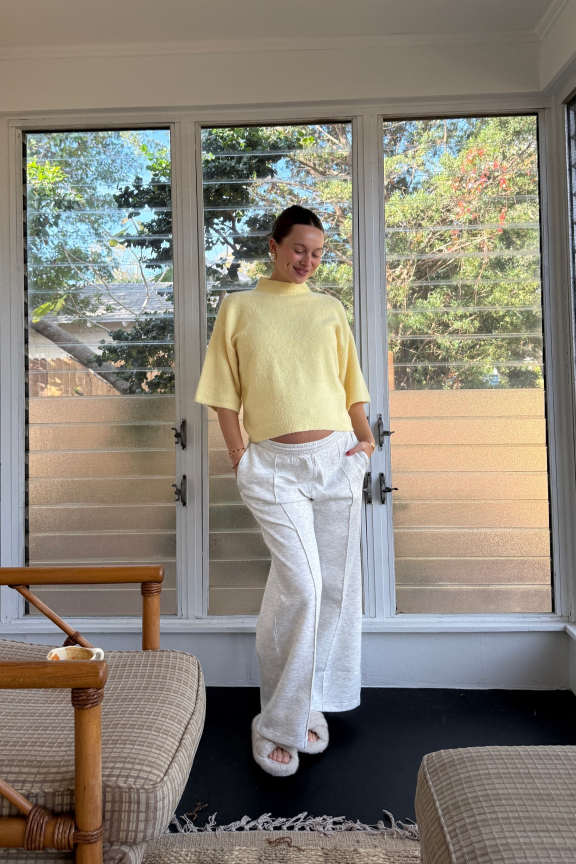 If this is not the cutest sweater you’ve ever seen idk what is, SO SOFT and cozy and the perfect mock neck @shop.ltk #liketkit @abercrombie #abercrombiepartner