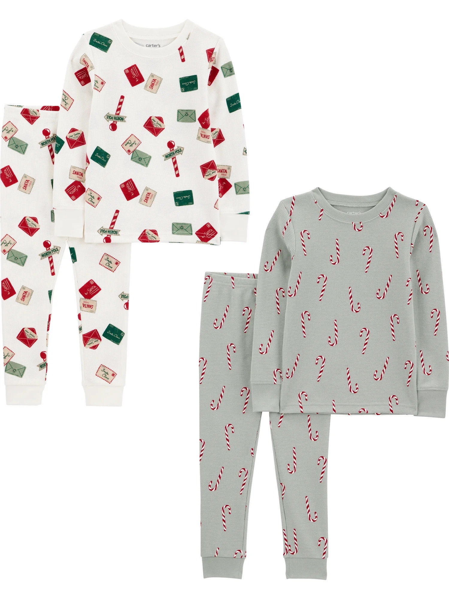 Carter's Child of Mine Baby and Toddler Holiday Pajama Set, 2-Pack, Sizes 12M-5T | Walmart (US)