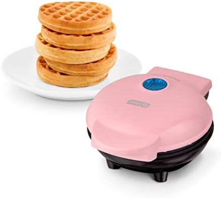 Amazon.com: DASH DMW001PK Mini Maker for Individual Waffles, Hash Browns, Keto Chaffles with Easy... | Amazon (US)