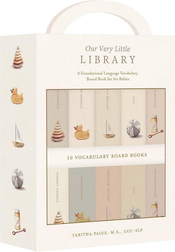 Our Very Little Library Board Book Set: A Foundational Language Vocabulary Board Book Set for Bab... | Amazon (US)