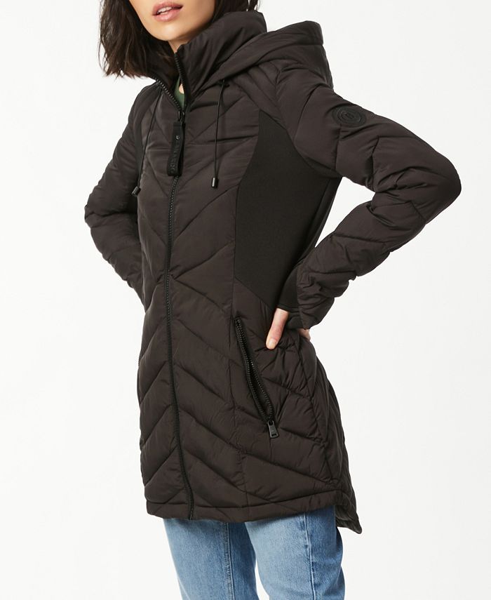 Bernardo Neoprene Combo Packable Puffer Coat & Reviews - Coats & Jackets - Women - Macy's | Macys (US)