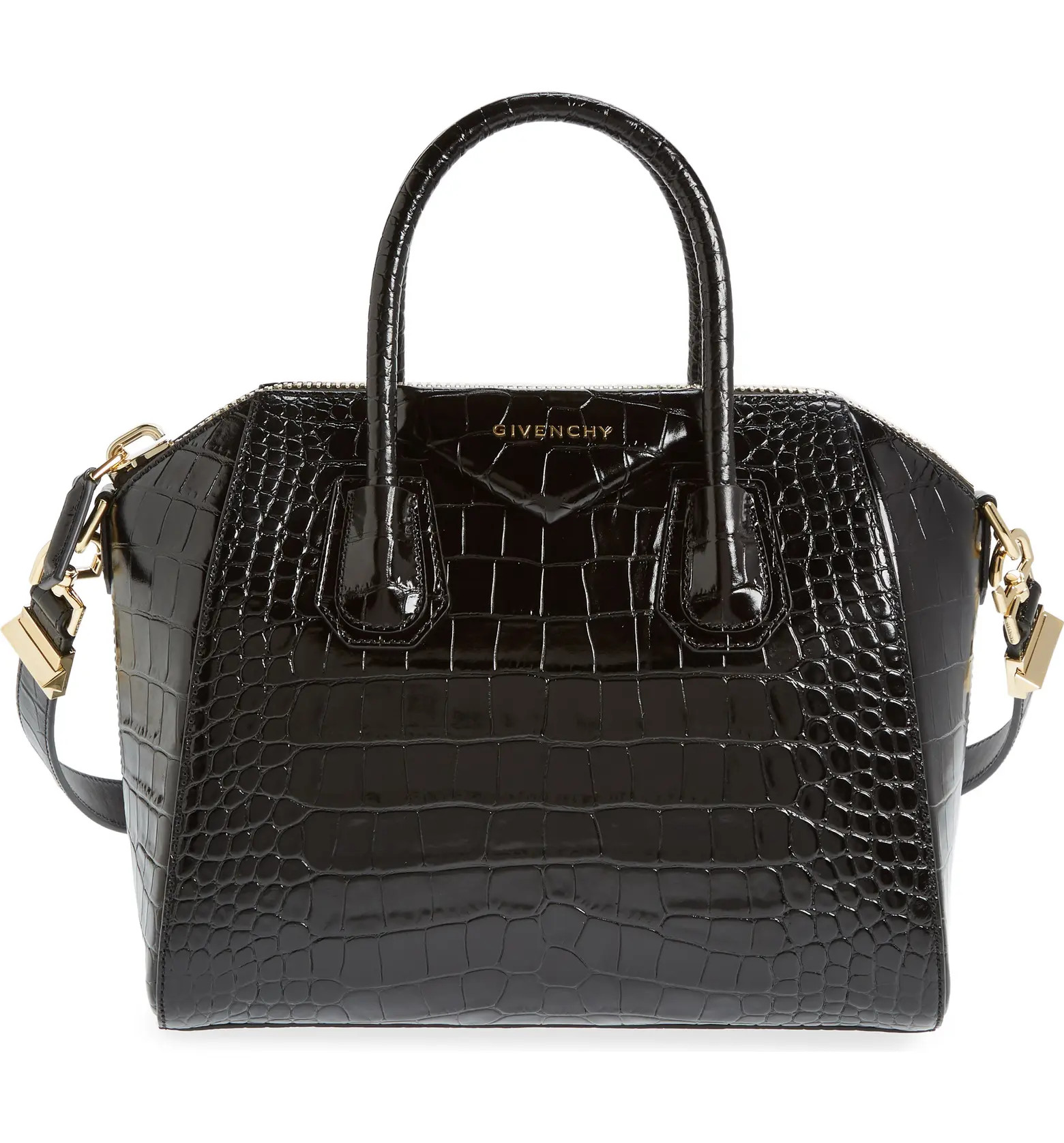 Givenchy Small Antigona Croc Embossed Calfskin Satchel (Nordstrom Exclusive) | Nordstrom | Nordstrom