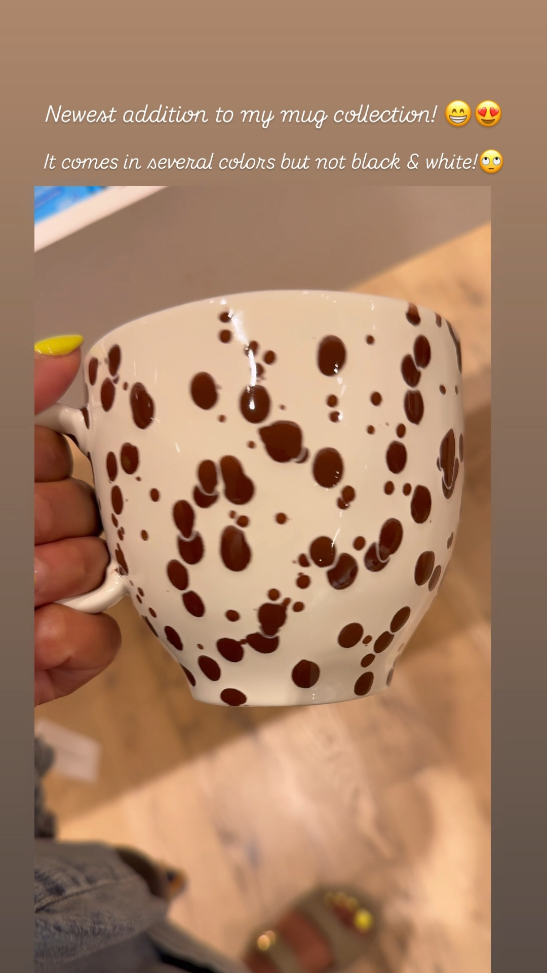 The splatter mug✨

#LTKU #LTKHome