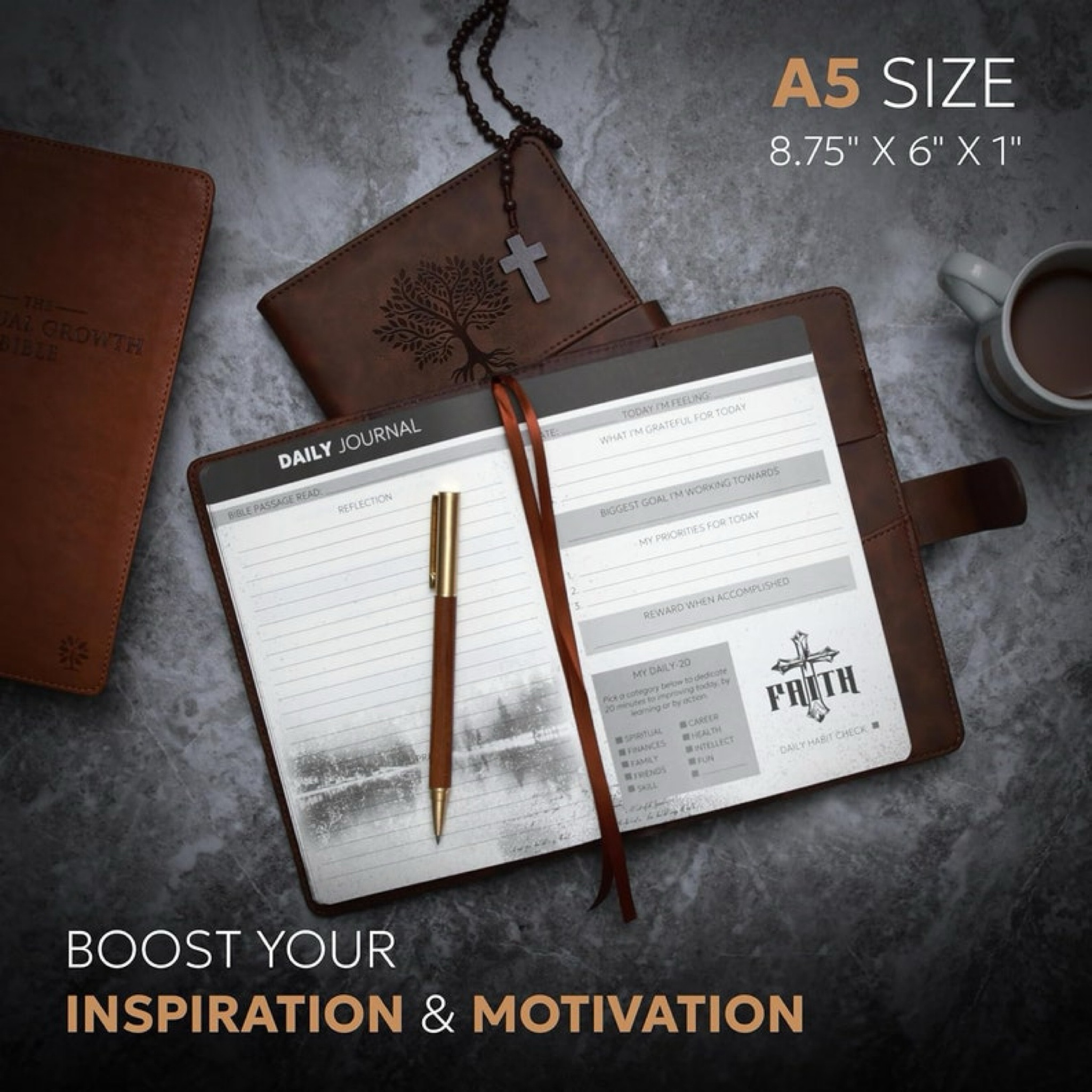 Graduation gift for Christian guy: Faith-Based Journal
Clean layout, no fluff. Great journal for prayer, notes, or personal reflections.

#LTKFindsUnder50 #LTKGiftGuide