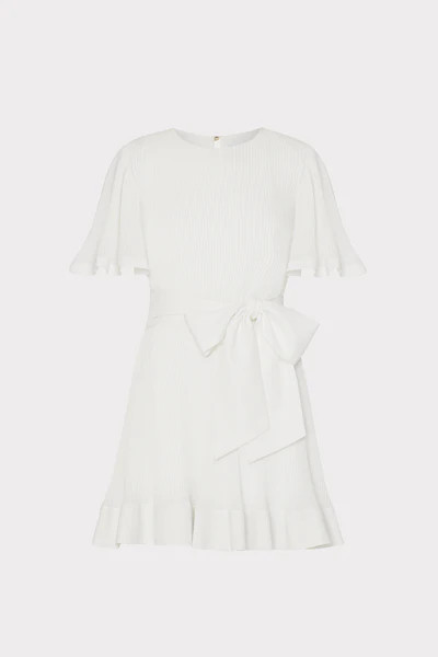 Lumi Pleated Dress | MILLY
