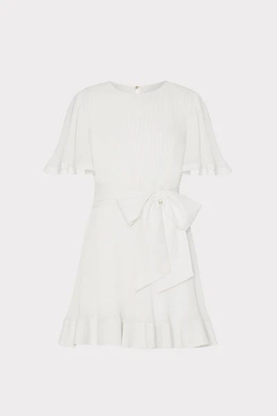 Lumi Pleated Dress | MILLY