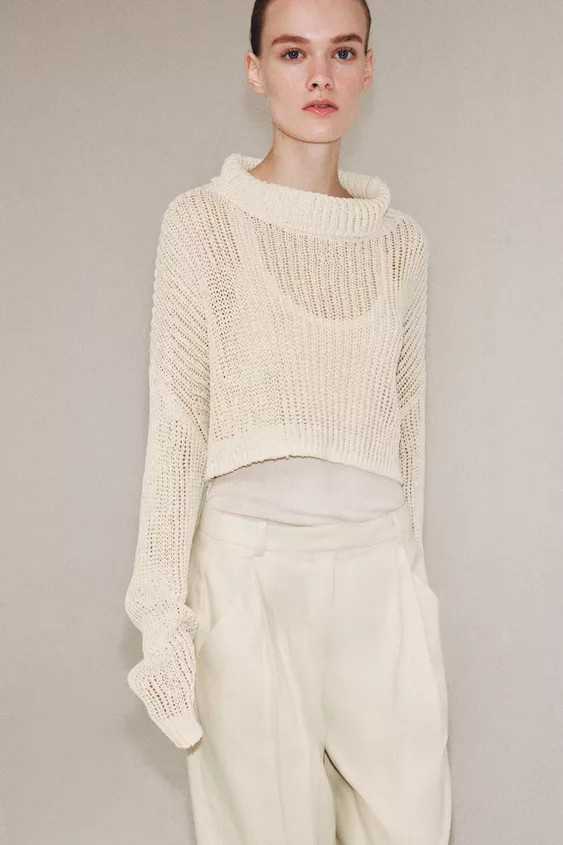 POINTELLE KNIT JUMPER | Zara US