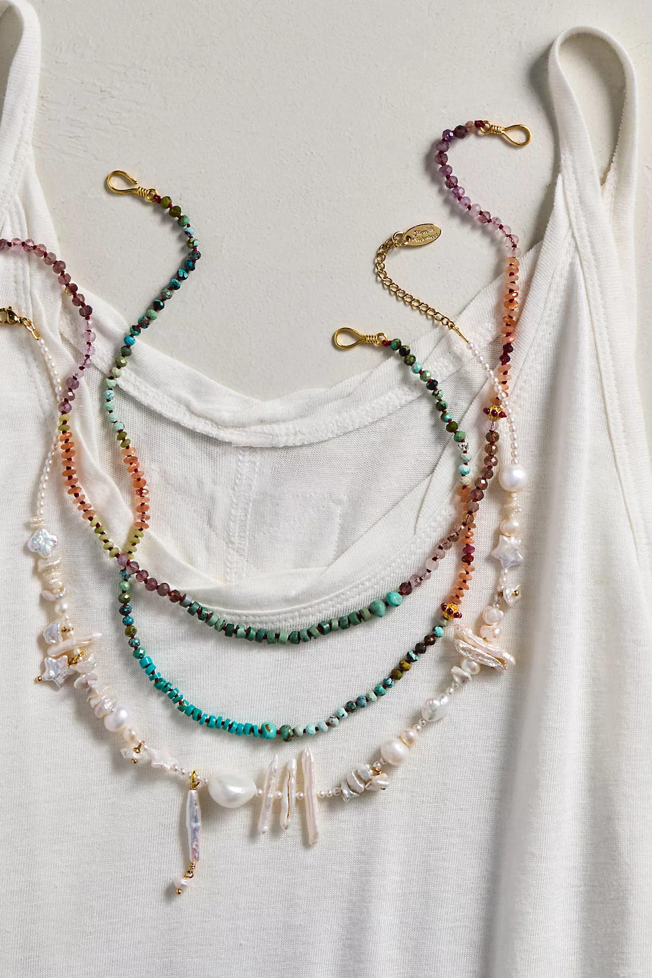 Meredith Waterstraat Rainbow Stone Necklace | Free People (Global - UK&FR Excluded)