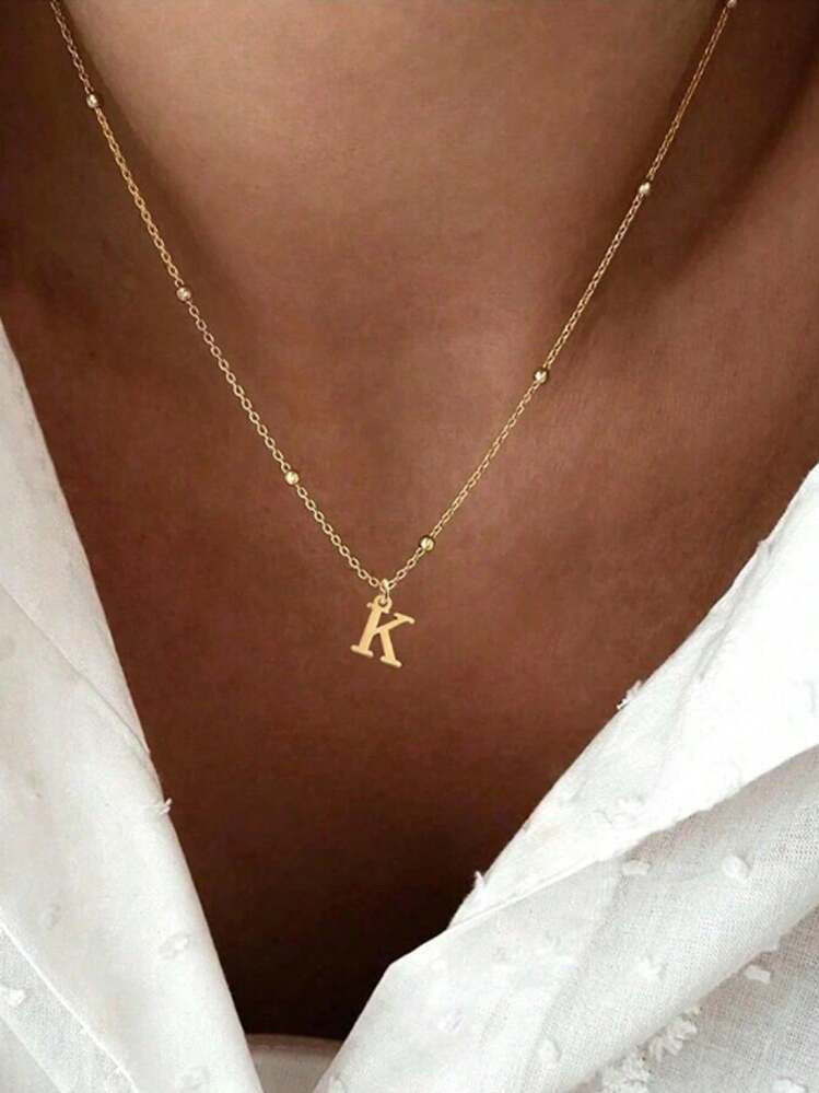 Letter Initial Necklace | SHEIN