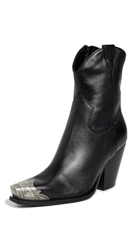 Free People Women's Brayden Western Boots, Black, 7.5 Medium US | Amazon (US)