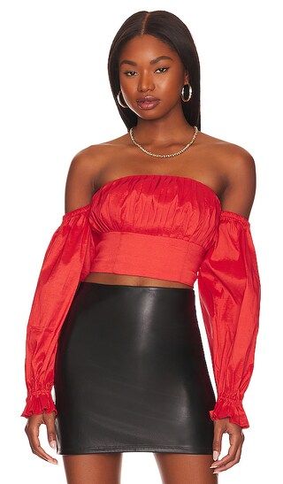 Fraya Top in Red | Revolve Clothing (Global)