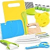 13 Pieces Montessori Kitchen Tools for Toddlers-Kids Cooking Sets Real-Toddler Safe Knives Set fo... | Amazon (US)