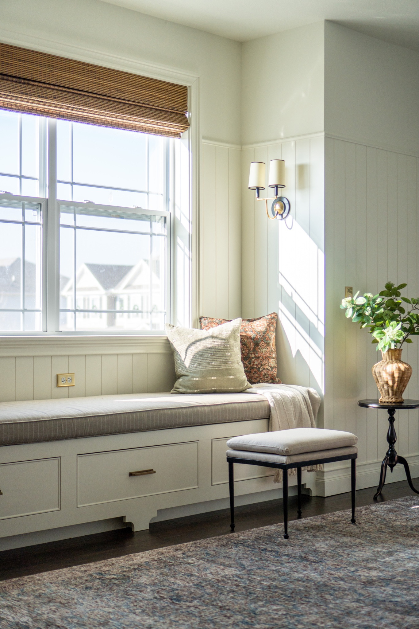 Window seat design, featuring the new Studio McGee Ottoman! 

#LTKunder100 #LTKhome #LTKSeasonal