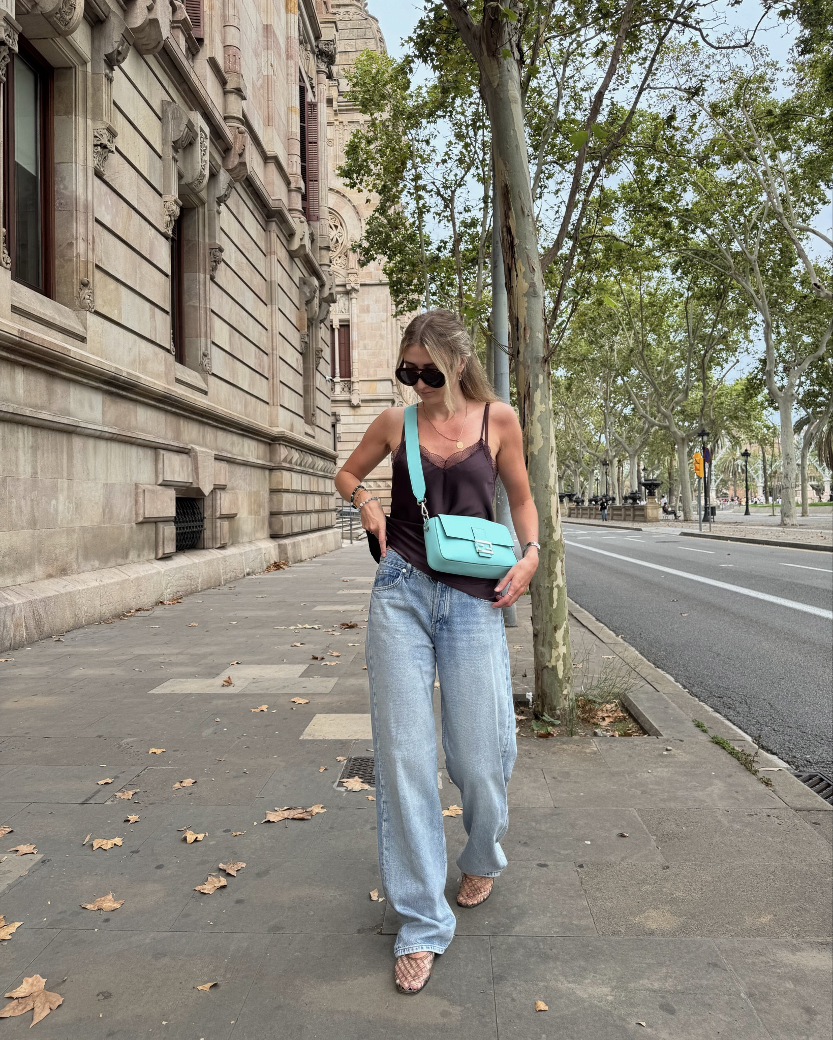 the Fendi Tiffany baguette makes every look effortlessly cool 🤎🩵✨ 

#LTKstyletip #LTKbag #LTKautumn