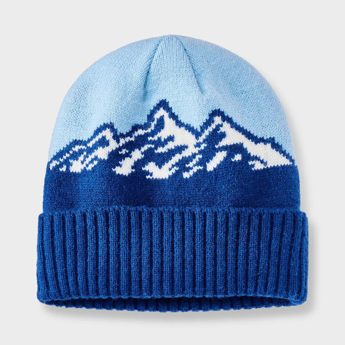 Boys' Mountain Beanie - Cat & Jacks™ Blue/White | Target