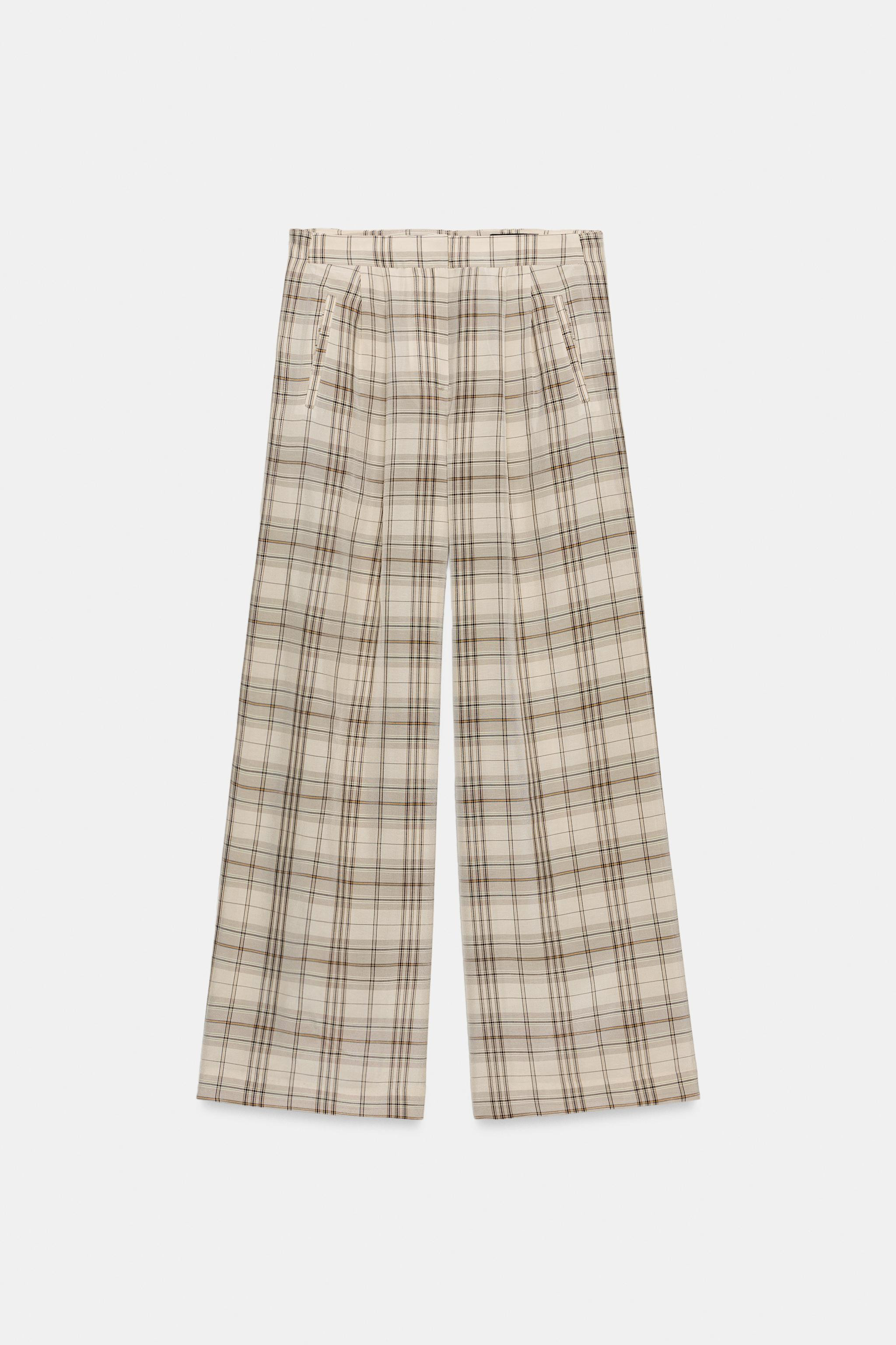 PLAID PANTS ZW COLLECTION | Zara US