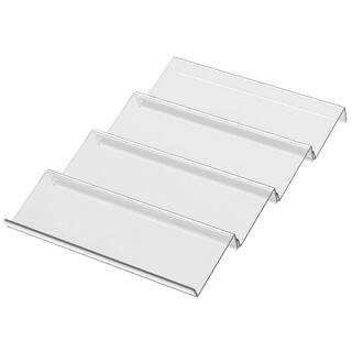 4 Tier Acrylic Spice Drawer Organizer Rack Clear Expandable Tray for Kitchen Seasoning Jars Insert 9 to 18 | The Home Depot