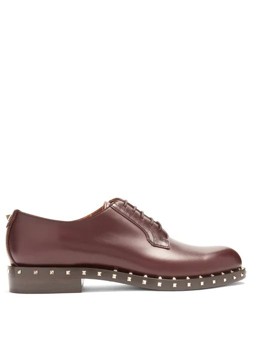 Soul Rockstud leather derby shoes | Valentino | Matches (APAC)