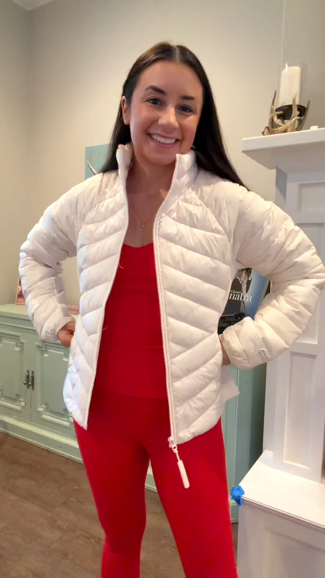 Perfect monochromatic red moment! Wearing a small in both Fabletics pieces! 

#LTKActive #LTKootd #LTKmomlife