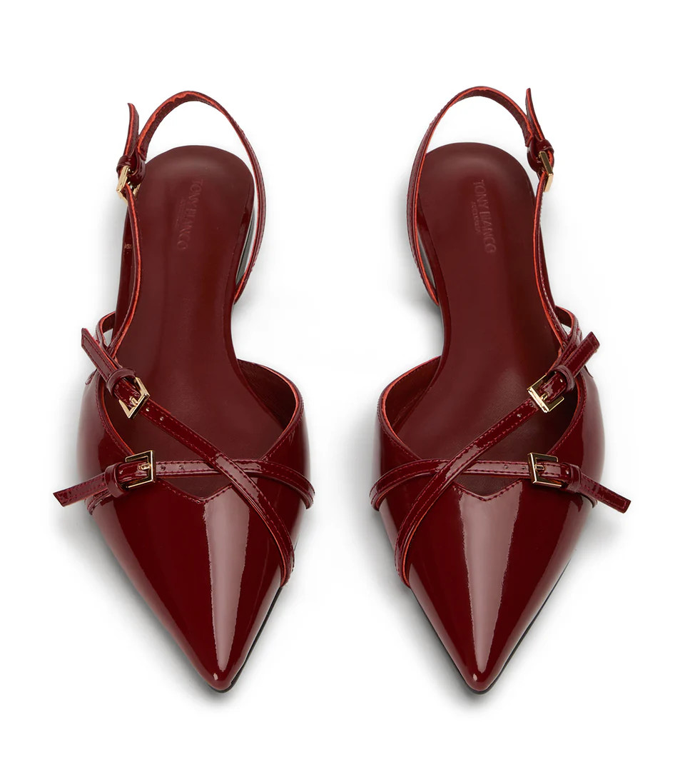Jamo Bordeaux Patent Flats | Casual Shoes | Tony Bianco USA | Tony Bianco US