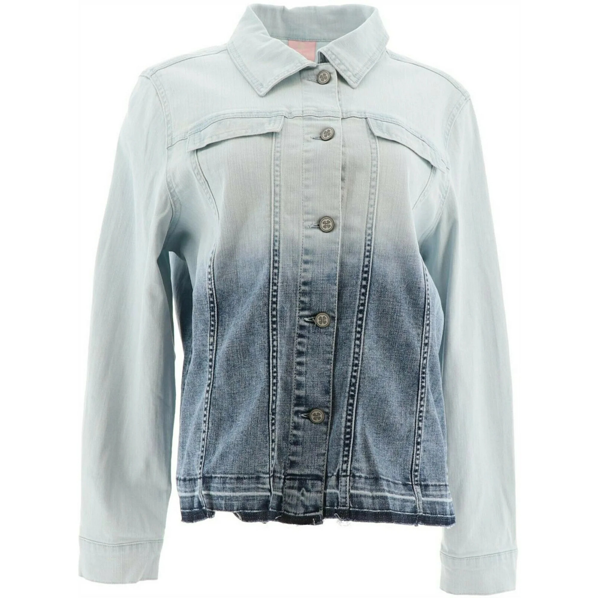 Laurie Felt Denim Ombre Jacket NEW A352666 | Walmart (US)