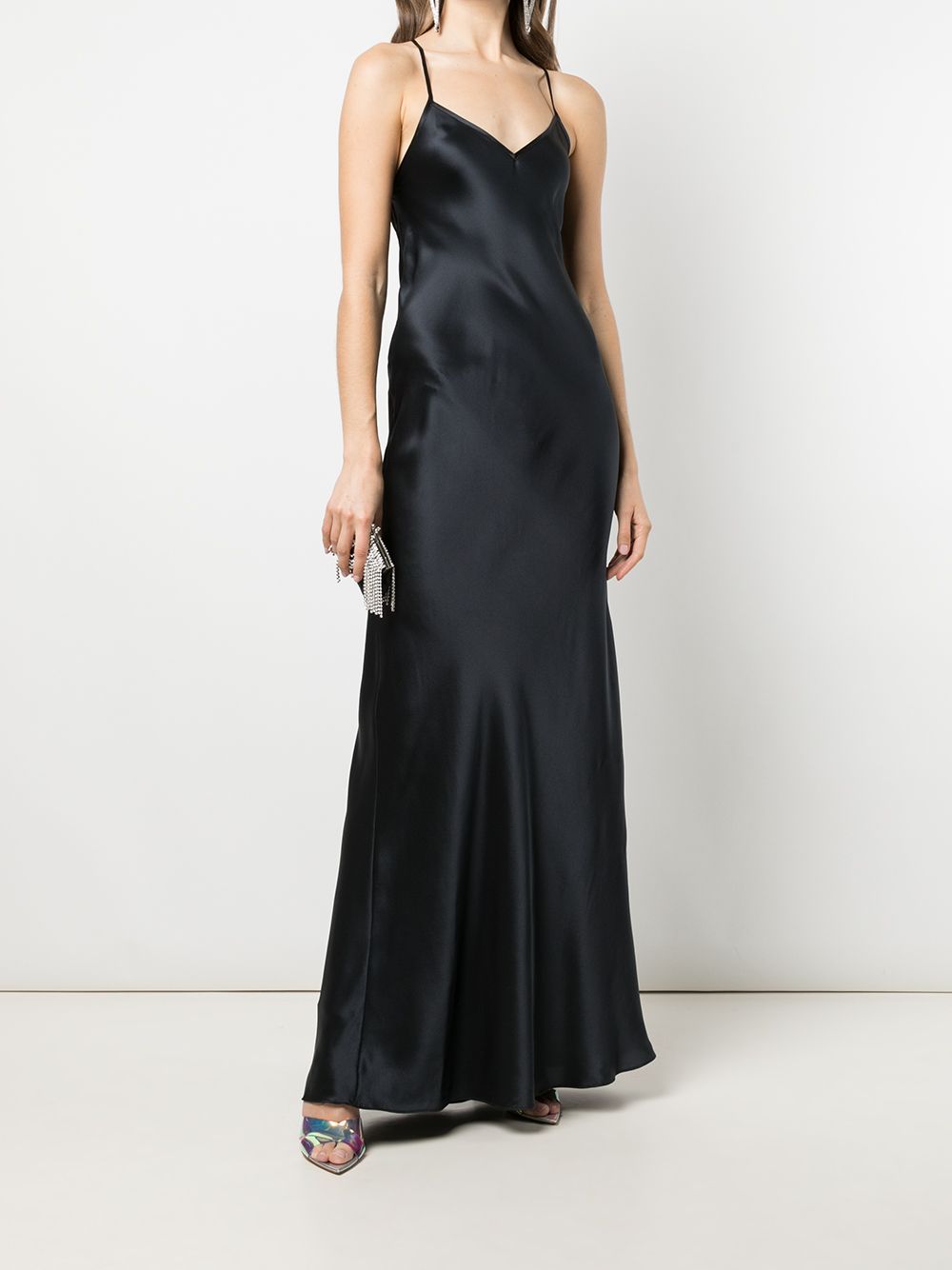 bias-cut silk gown | Farfetch (US)
