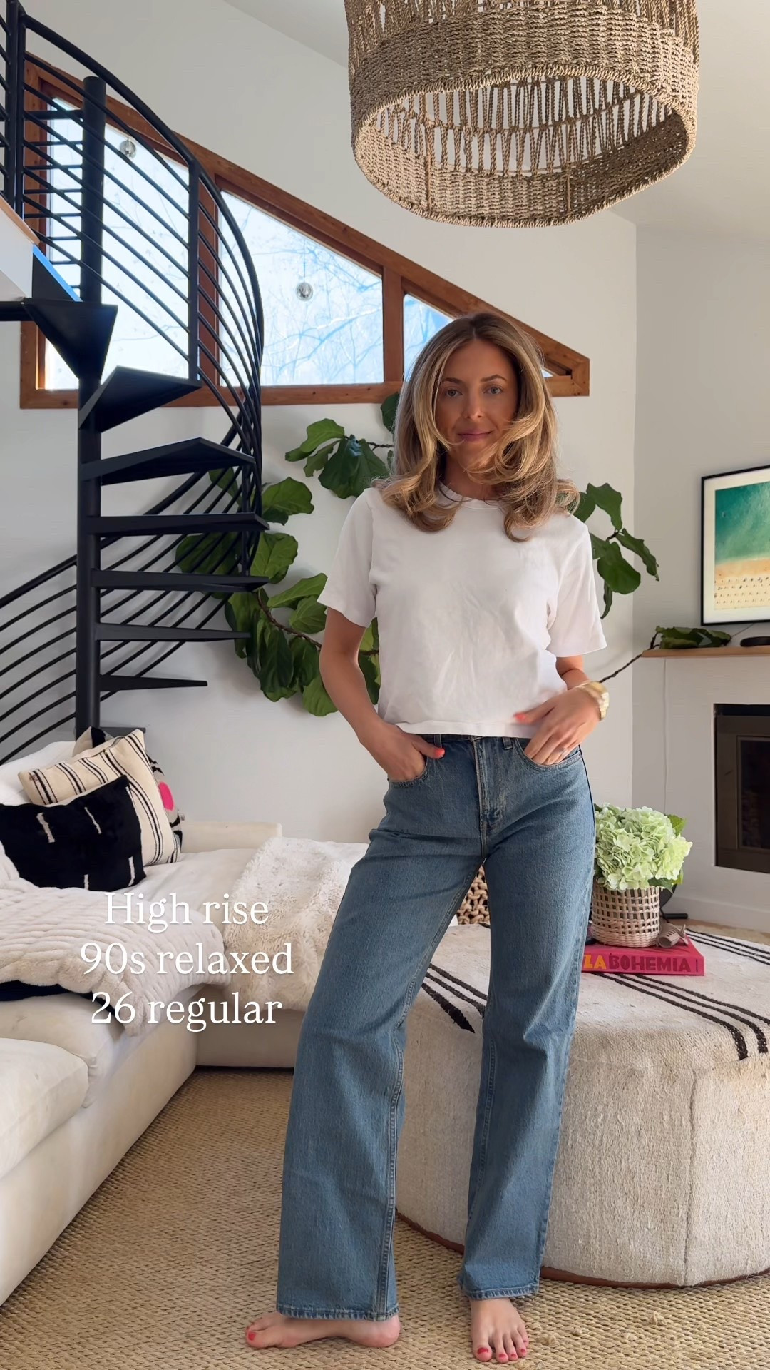 Trying Abercrombie jeans for the first time! I actually like them a lot!! I just don’t like the wash of the first ones but love the fit! 
Size 26 in all and I’m 5’6 for reference 