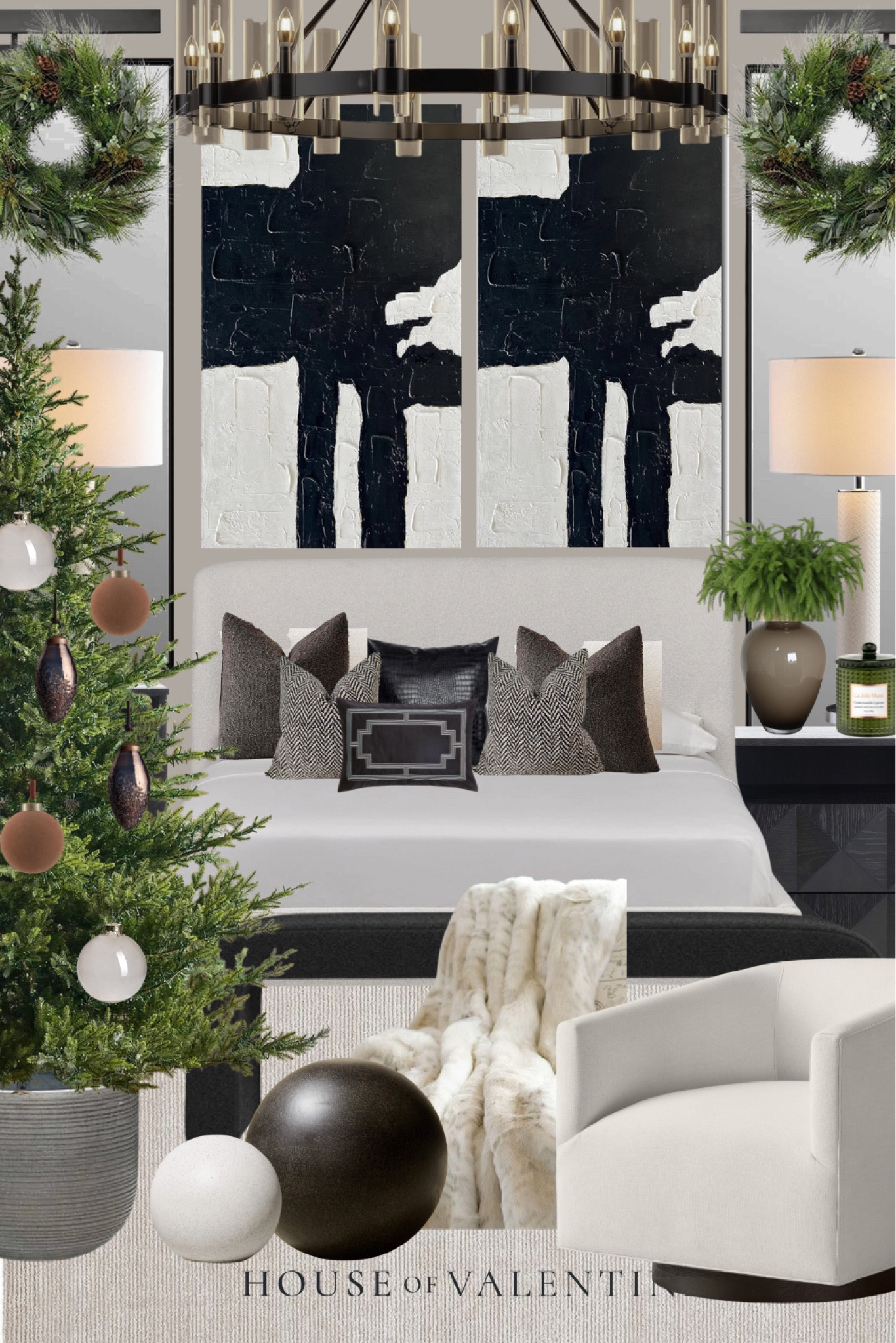 Shop our modern, luxe for less Christmas bedroom decor!!!!

#LTKHoliday #LTKHome #LTKSeasonal