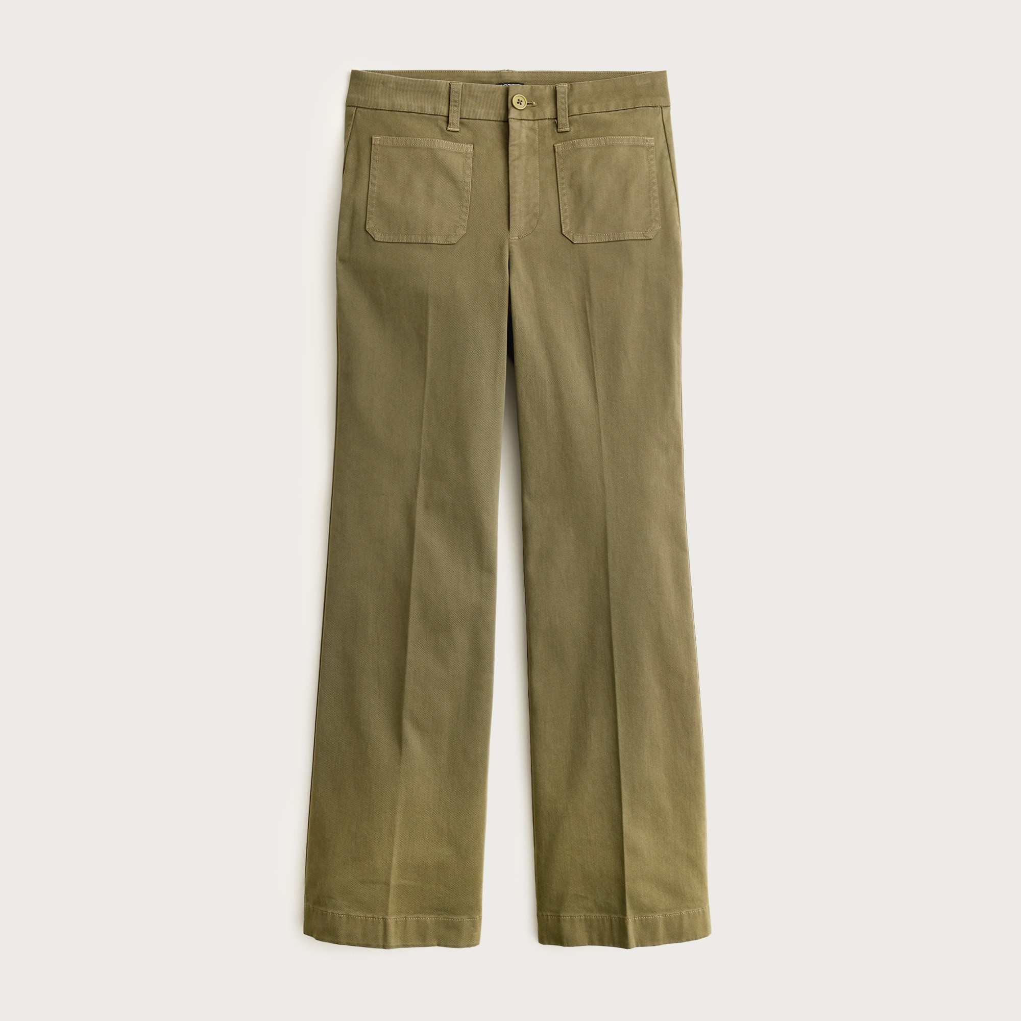 Charley kickout crop pant in chino | J. Crew US