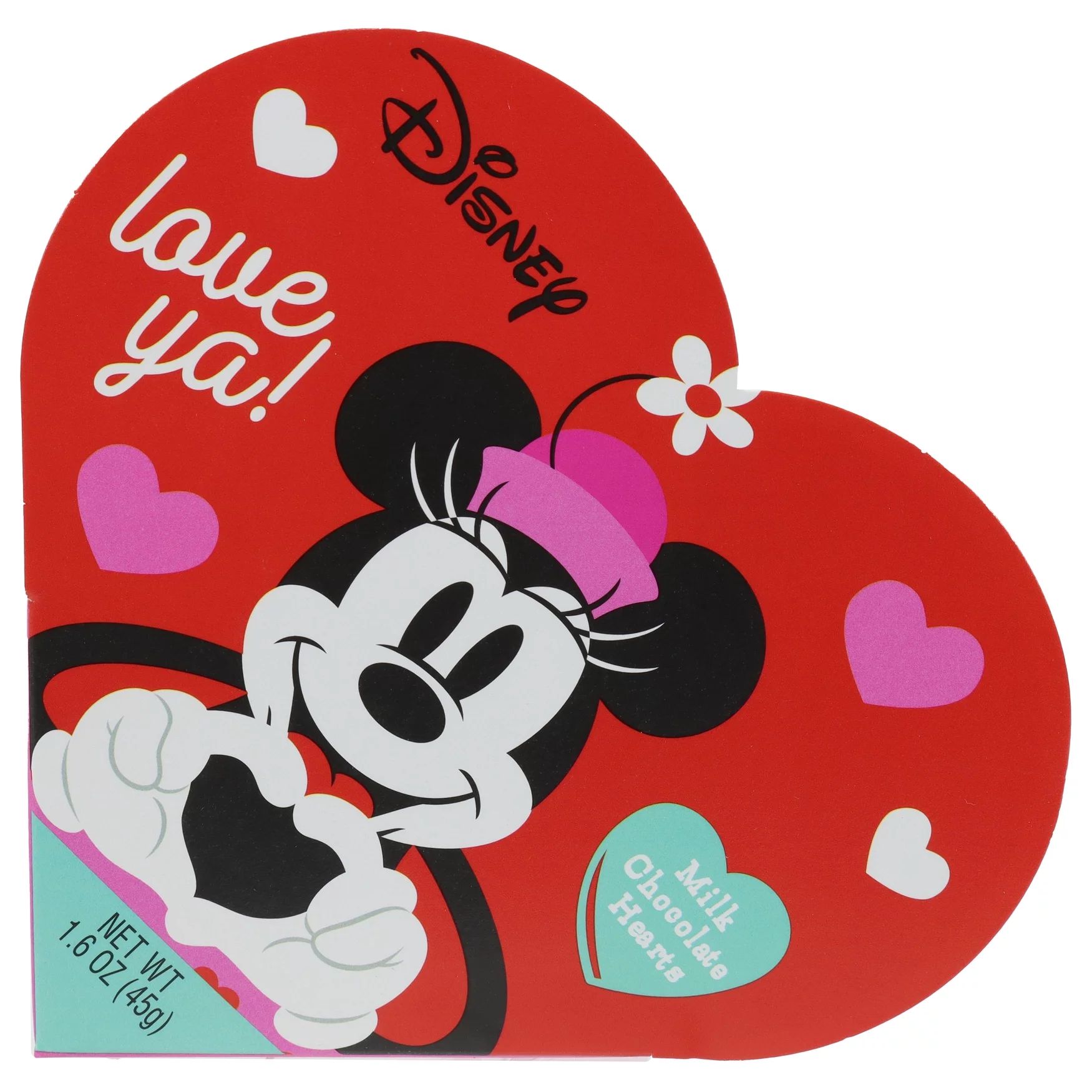 Frankford Disney Mickey Valentine's Day Milk Chocolate Heart Box, 1.6oz | Walmart (US)