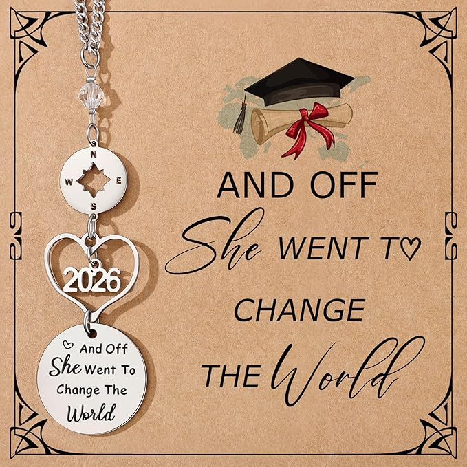 Graduation Gifts for Her, Class of 2026 Rear View Mirror Accessories Car Decor Graduation Gifts f... | Amazon (US)