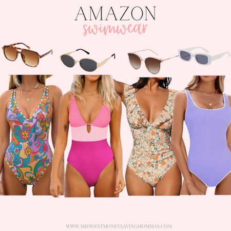 Amazon swimwear 

One piece swimsuits  swimwear  swimsuit  sunglasses  vacation outfit  resort wear 

#LTKswim #LTKstyletip #LTKSeasonal