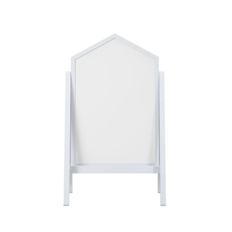 House of Happy Chalk/ White Board Easel, White | Walmart (US)