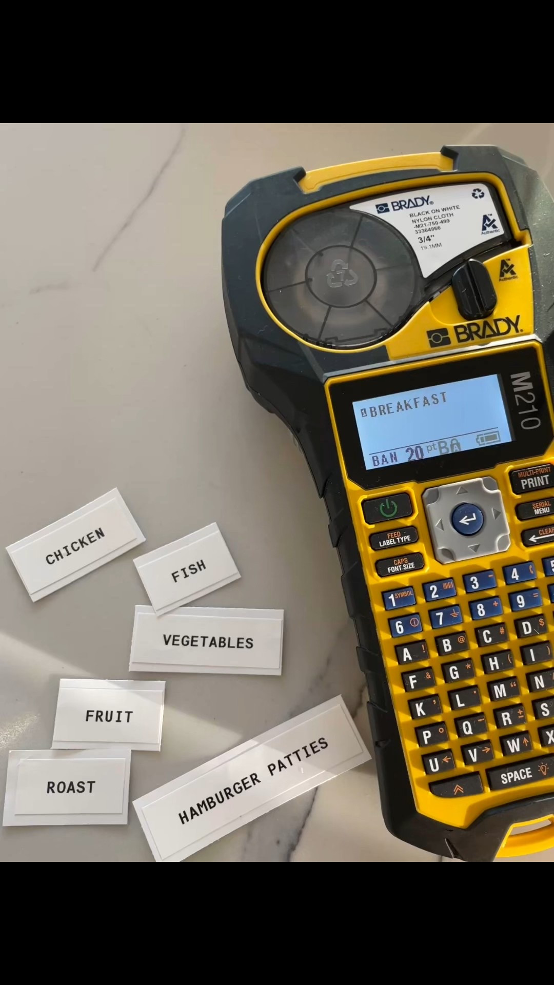 Your new year best friend, the label maker!!!

The tool to make all your organization and systems come alive in the new year. It helps keep with communication and the ease of people putting things back because it’s labeled!!!
